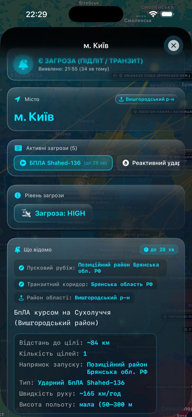 Детальна картка області